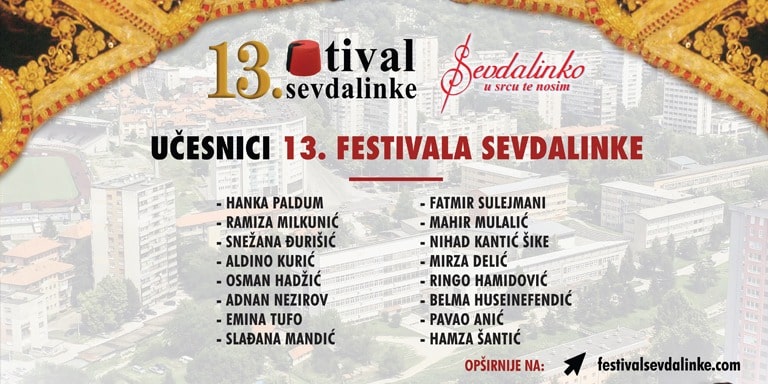 13. Festival sevdalinke – Zvijezde estrade učesnici revijalne večeri festivala