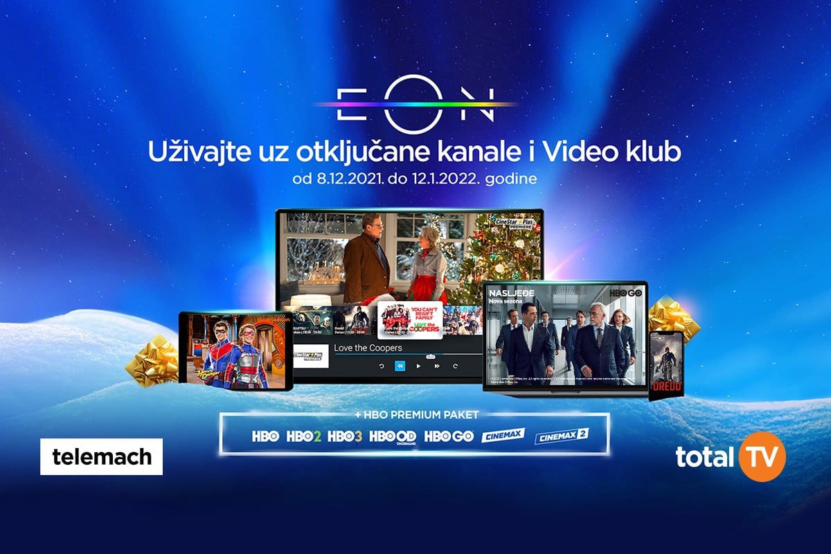 Telemach BH tradicionalno otključava kanale i Video klub – Djeda Mraz stiže u domove svih Telemach BH korisnika